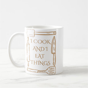 I Cook and I Eat things Funny Cooking design Coffee Mug