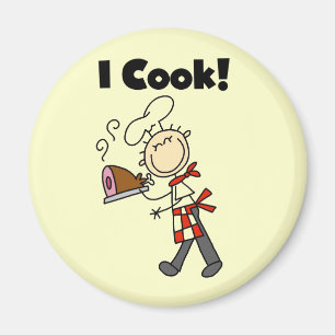 I Cook - Male Chef Magnet