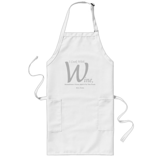 "I Cook With Wine" Apron (Front)