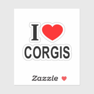 I ❤️ CORGIS I LOVE CORGIS I HEART CORGIS Vinyl