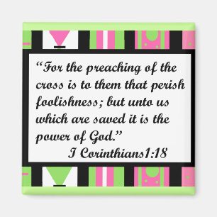 I Corinthians 1:18 magnet