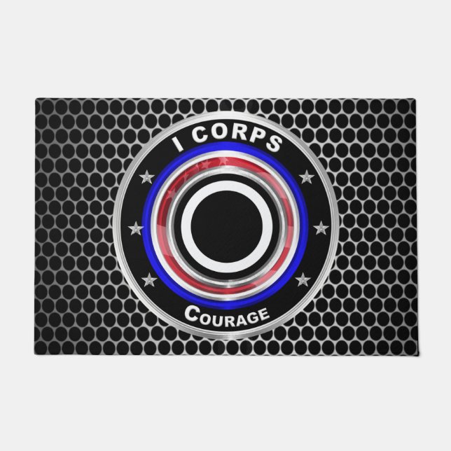 I Corps “America’s Corps”  Doormat (Front)