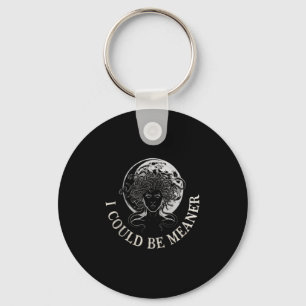 I Could Be Meaner Medusa Greek Mythology Halloween Key Ring