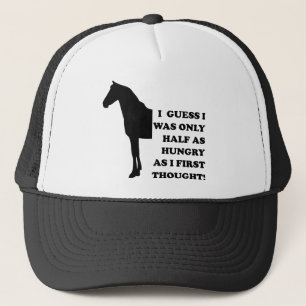 I Could Eat A Horse Funny Ball Cap Hat