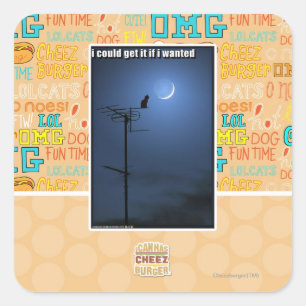 I could get it if I wanted Square Sticker