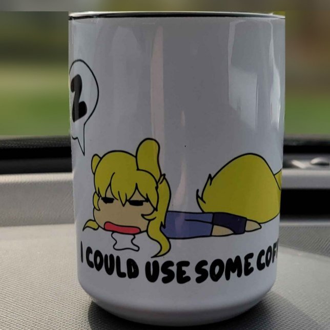I Could Use Some Coffee Two-Tone Coffee Mug (Creator Uploaded)