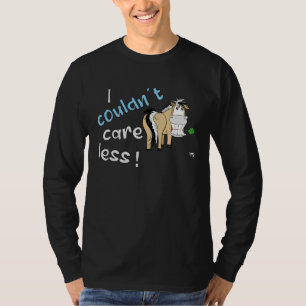 I Couldn t Care Less Fjord Horse Statement T-Shirt