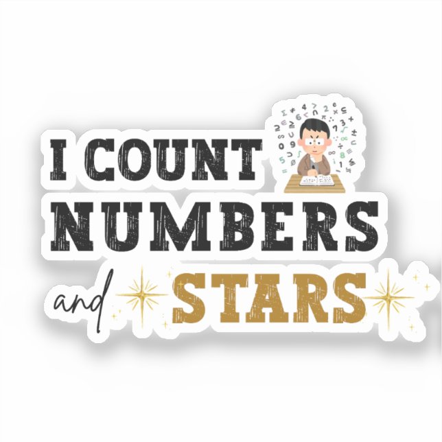 I Count Numbers and Stars - Accountant (Front)