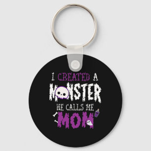 I Created A Monster Halloween Costume Tee For Mum Key Ring