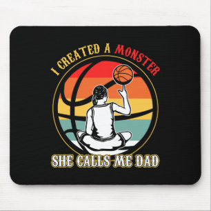 I Created A Monster She Call Me Dad Bysketbyll Mouse Pad