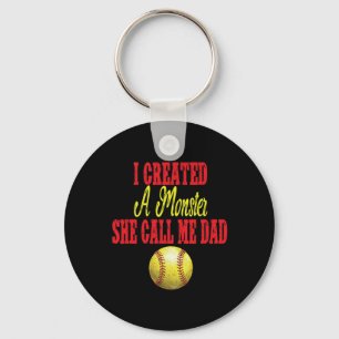I Created A Monster She Calls Me Dad Girl Softll C Key Ring