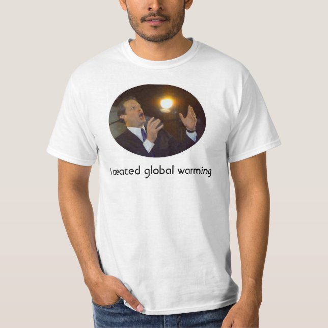 I created global warming T-Shirt (Front)
