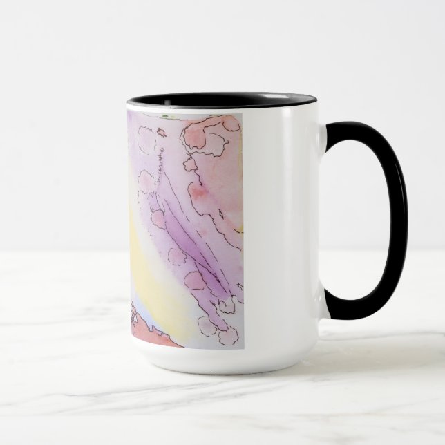 I created the colourful design on this mug. mug (Right)