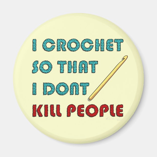 I Crochet, Magnet (Front)