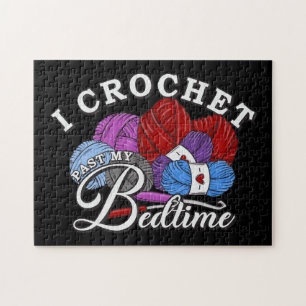 I Crochet Past My Bedtime Jigsaw Puzzle