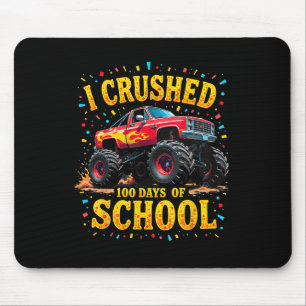 I Crushed 100 Days Of School Kids Boys 100th Day O Mouse Pad