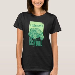 I Crushed 100 Days of School Teacher Monster Truck T-Shirt
