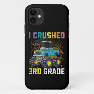 I Crushed 3rd Grade Monster Truck Graduation iPhone 11 Case