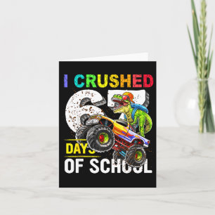 I Crushed 67 Days Of School Funny Six Seven Meme B Card