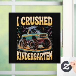 I Crushed Kindergarten Monster Truck Graduation