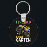 I Crushed Kindergarten Monster Truck Graduation Gi Key Ring<br><div class="desc">I Crushed Kindergarten Monster Truck Graduation Gift Boys</div>