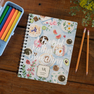 I’d Rather Be Brunching | Custom Monogram Notebook