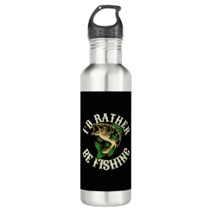 I d Rather Be Fishing Funny 710 Ml Water Bottle