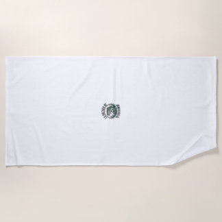 I’d Rather Be Fishing Vintage Bass Fisherman T-Shi Beach Towel