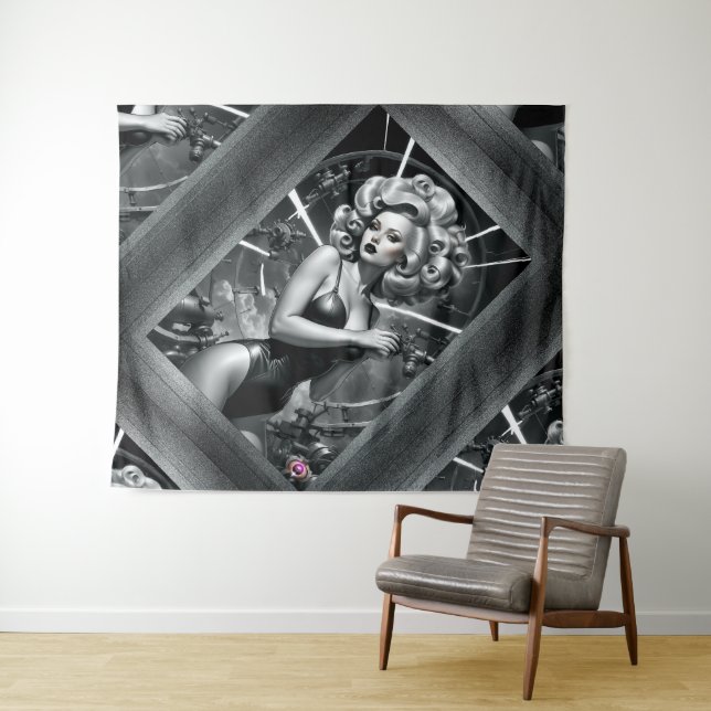 I Dabble In Mechanical Engineering by Xzendor7 Tapestry (In Situ (Horizontal))