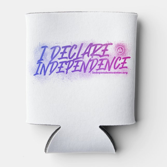 I Declare Independence Independent Centre Koozie (Front)