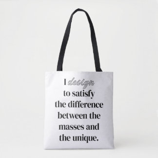 I Design Shoulder Tote Bag