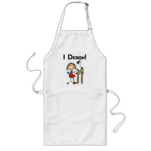 I Design Tshirts and Gifts Long Apron
