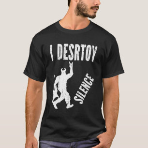 I Destroy Silence Concert Festival Heavy Metal T-Shirt