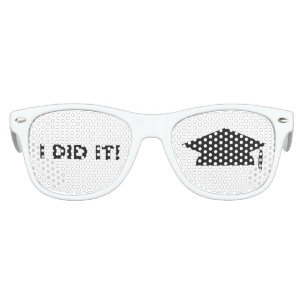 "I Did It!" Graduation Party Shades