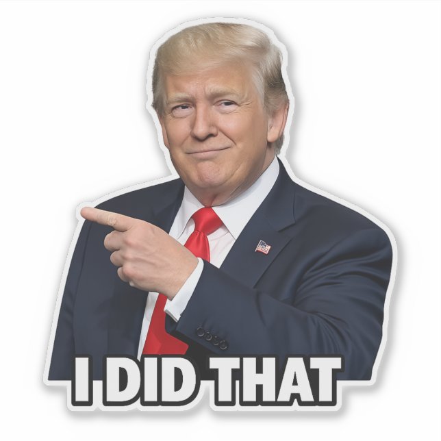 "i did that" Trump pointing, gas prices, war (Front)