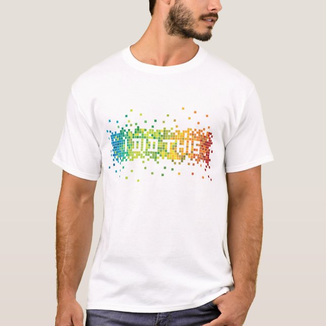 "I Did This" Pixels T-Shirt (white) (Front)