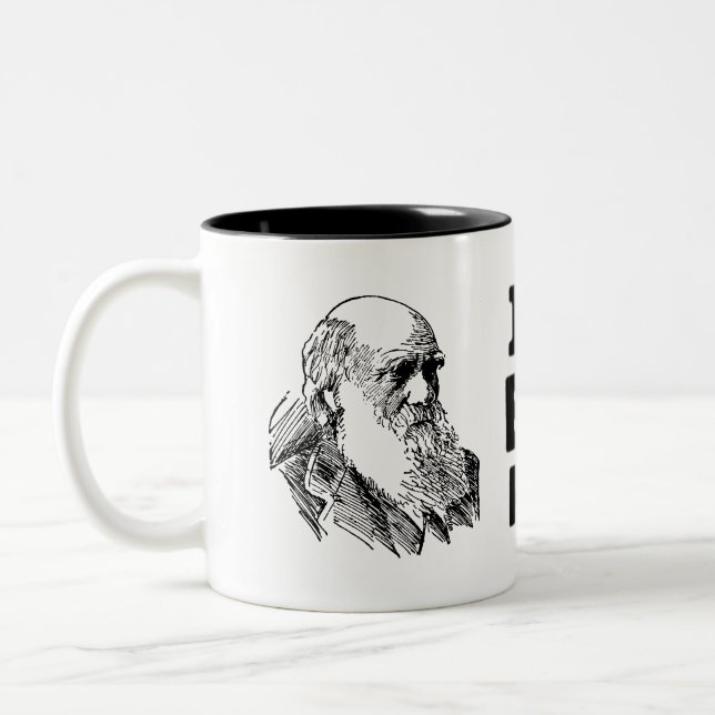 I Didn’t Evolve For This - Funny Darwin Coffee Mug (Left)