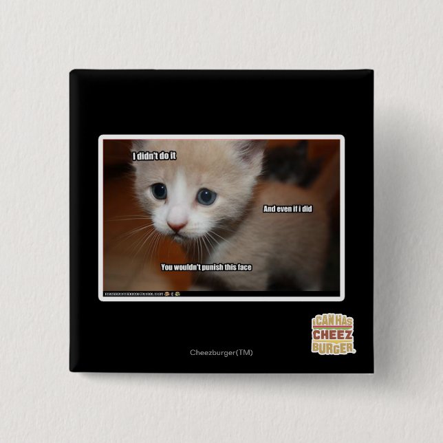 I didn't do it. 15 cm square badge (Front)