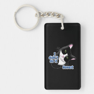 I didn't do it Cat Key Ring