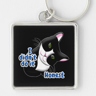 I didn't do it Cat Key Ring