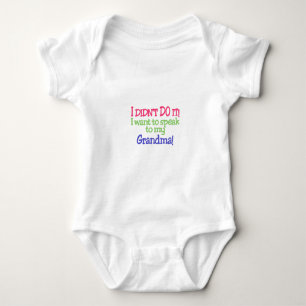 I Didnt Do It! Grandma! Baby Bodysuit
