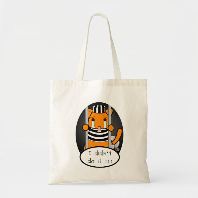 I didn't do it! tote bag (Front)