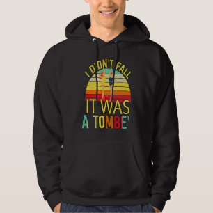 I Didn't Fall It Was A Tombe Ballet Humor Graphic Hoodie