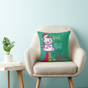 I Didn't Fart My Butt Blew You A Holiday Kiss Cushion