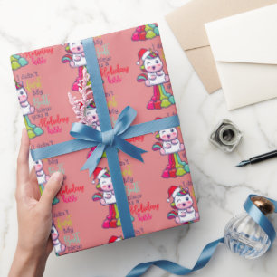 I Didn't Fart My Butt Blew You A Holiday Kiss Wrapping Paper