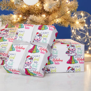 I Didn't Fart My Butt Blew You A Holiday Kiss Wrapping Paper