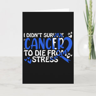 I Didnt Survive Cancer To Sterben From... - World Card