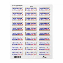 I didn't vote for Joe Biden... Did You?