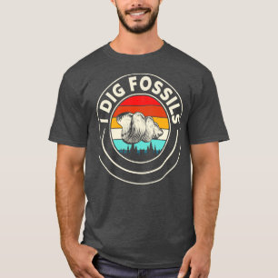 I Dig Fossils T shirt For Women