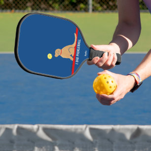 I Dig Pickleball Golden Pickleball Paddle